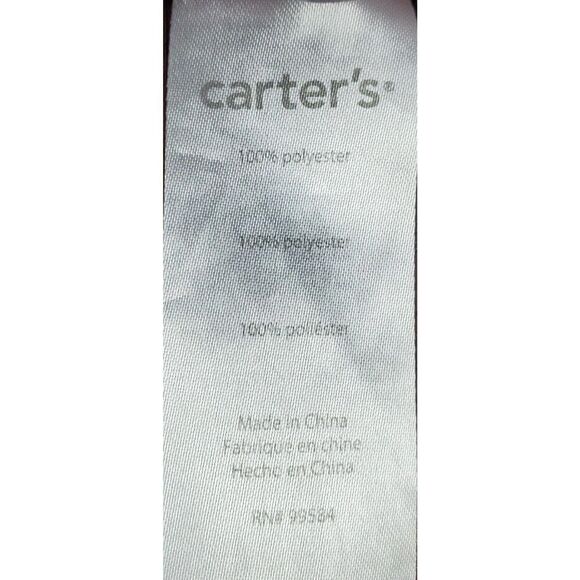 Carters Pink Teddy Bear Rattle Ring Lovey Baby Security Blanket Plush Satin Trim - Picture 5 of 9